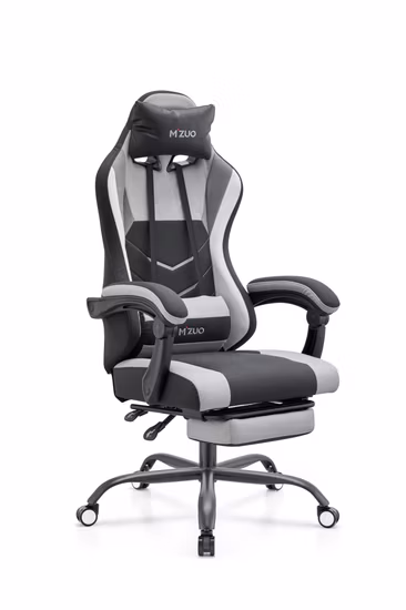 Fashionable PU Leather 90-180 Degree Backrest Adjustment Thickening Sponge Gaming Chair